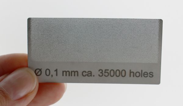 Laserdrilled Sample